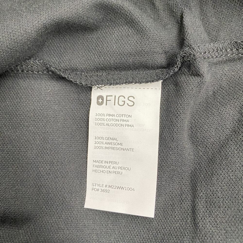 FIGS PRO Men’s Small Black Technical Pique Scrub Polo NWT Pima Cotton M22WW1004 - Picture 6 of 15